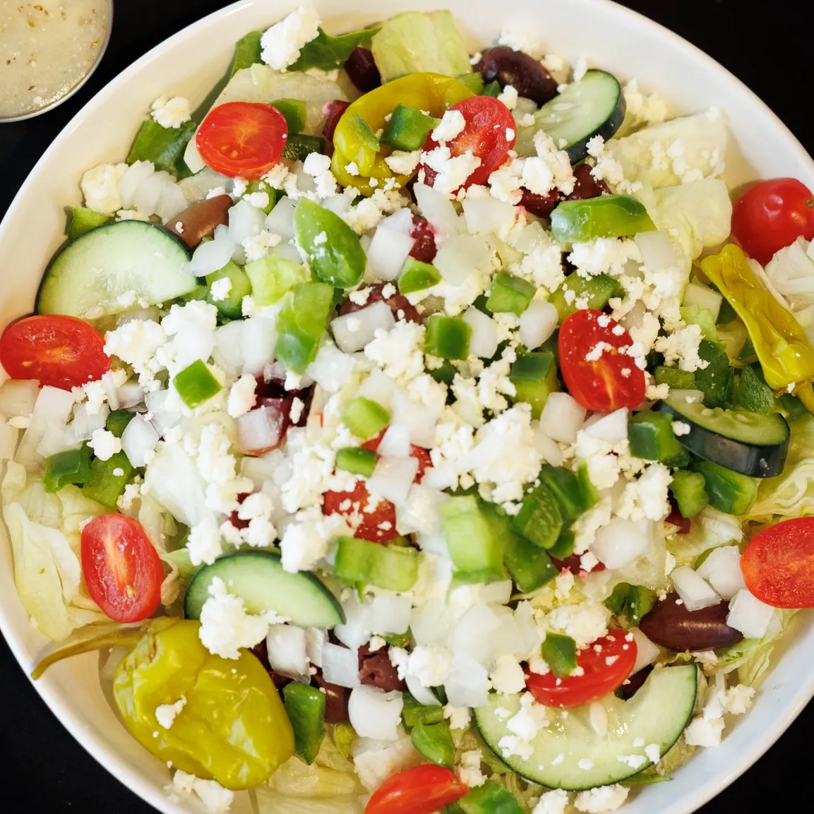 Greek salad from Slice of The Burg